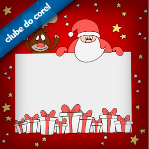 Cartão de Natal - Simples e Bonito | Clube do Corel