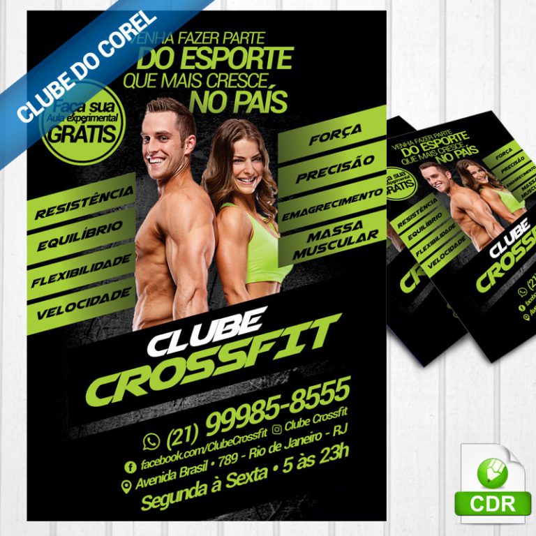 Panfleto Crossfit - Modelo Pronto