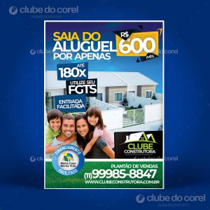 Panfleto Financiamento Casas Clube do Corel Imagem 01
