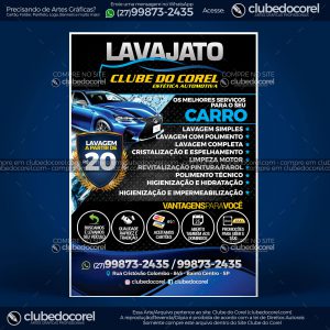 Panfleto Lava Jato Modelo Pronto CorelDRAW PDF 3