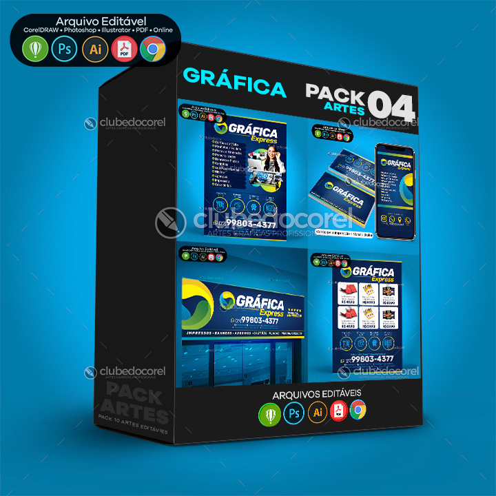 Pack 04 Artes - Gráfica Rápida 01 01